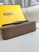 Fendi khaki hand sewn bag - Image 9
