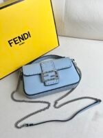 Fendi light blue hand sewing bag - Image 5