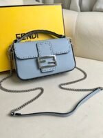Fendi light blue hand sewing bag