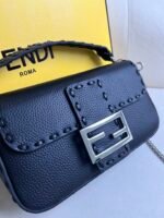 Fendi black hand sewing bag - Image 2