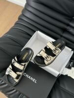 Chanel new bow diamond buckle Velcro sandals - Image 10