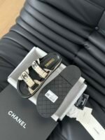 Chanel new bow diamond buckle Velcro sandals - Image 6