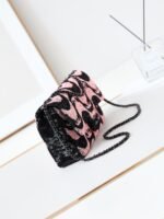 CHANEL   limited edition sequin black and white wavebag - Image 3