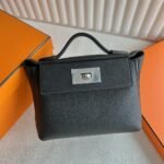 Mini2424 21cm Evercolor/Swift Ck89 black silver buckle, - Image 2