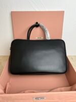 MiuMiu SS23 autumn and winter new briefcaseThe classic and atmospheric design of the bowling bag, - Image 2