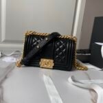 Chanel 124A new le boy   hood bag