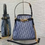 Dior medium size bucket bagThe C'est denim series