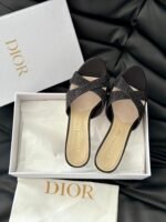 Dior 24/New Pearl Velvet Crystal High Heel SlippersThe - Image 5
