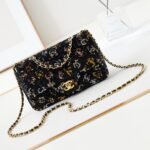 Chanel 24A  colored letter glitter bag