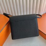 Roulis19cm Evercolor leather top craftsmanship wax thread full seam CK89 black gold buckle - Image 8