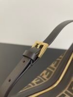 Fendi dark brown hand sewn bag - Image 4