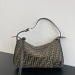 Fendi coffee hand sewn bag