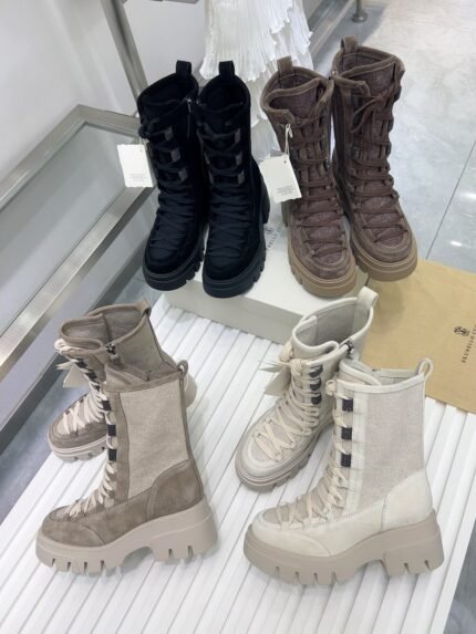 Brunello Cucinelli's 2024 ankle boot designed for high-end boots