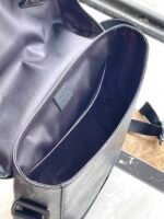 black flower Voyager small messenger bag - Image 9