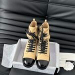 Chanel high-top boots