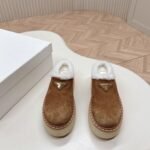 PRADA 2024The latest series! High end Prada 2024 autumn and winter new fur thick soled