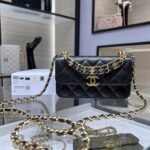 Chanel 22K New French Stick Bag Double Chain Phone Bag