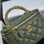 Chanel wax sheepskin long box bag - Image 5