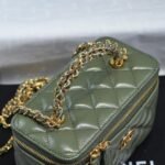 Chanel wax sheepskin long box bag - Image 6