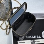 Chanel wax sheepskin long box bag - Image 7