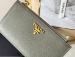 PRADA cross pattern card bag coin purse - Image 9