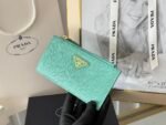 PRADA cross pattern card bag coin purse - Image 7