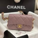 Chanel sheepskin underarm bag