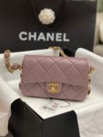 Chanel sheepskin underarm bag