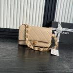Chanel sheepskin underarm bag