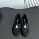 Chanel * 24Ss lamb fur teddy loafers