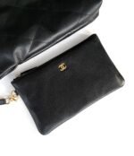 Chanel lychee leather handbag - Image 6