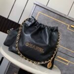 Chanel lychee leather handbag