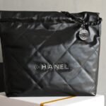 Chanel white gold tote