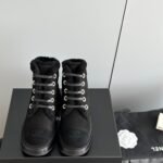 Chanel high-top boots