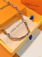 Louis Vuitton letter colored enamel necklace - Image 2