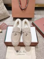 Loro Piana classic loafers Single shoe Wool single shoe