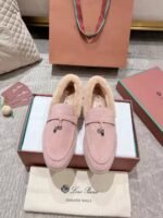 Loro Piana classic loafers Single shoe Wool single shoe