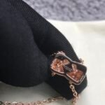 Chanel diamond patterned necklace with diamonds, color: rose gold, platinum, gold - Image 4