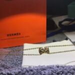 Chanel diamond patterned necklace with diamonds, color: rose gold, platinum, gold - Image 5