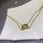 Chanel diamond patterned necklace with diamonds, color: rose gold, platinum, gold - Image 7