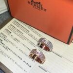 Hermes Ring Rose Gold Platinum Gold 6-8 - Image 3