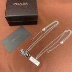 Prada Tag Necklace