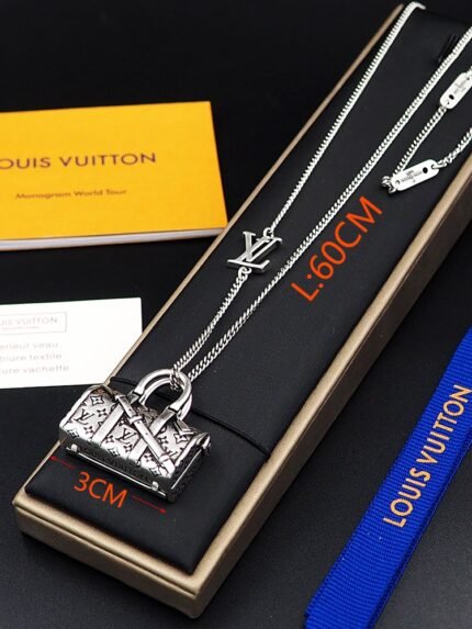 Louis Vuitton handbag necklace