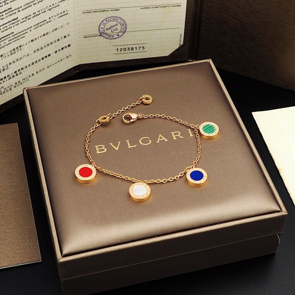 i1678367805_8618_0.jpg Bulgari Precision Double sided Color Shell Bracelet - Image 1