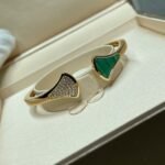 Bulgari Natural Peacock Stone Bulgari Premium Fan shaped Skirt Bracelet