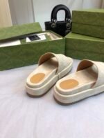 GUCCI summer's latest limited edition platform slippers - Image 9