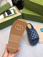 GUCCI summer's latest limited edition platform slippers - Image 6