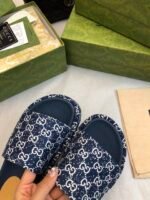 GUCCI summer's latest limited edition platform slippers - Image 8