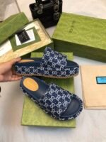 GUCCI summer's latest limited edition platform slippers - Image 3