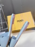 Fendi classic F button slippers - Image 9